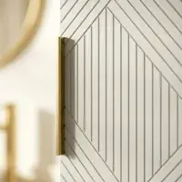 Octavia Matt Oat 350mm Tall Wall Hung Unit