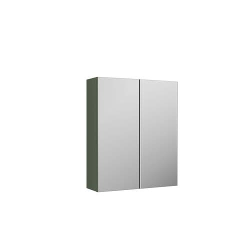 Odense 2 Door Non Illuminated Mirrored Cabinet (50/50) 715mm x 600mm - Various Finishes