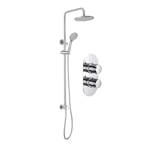 Orla Shower Pack - Two Outlet - Twin Shower Handle Shower Valve