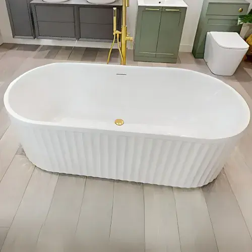 Paradias Fluted Freestanding Bath 1700 x 750mm