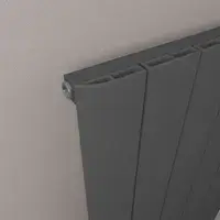 Perie Radiator Peretti 1800 x 280 Aluminium Radiator Matt Anthracite