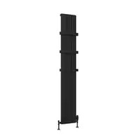Peretti 1800 x 280 Aluminium Radiator Matt Black