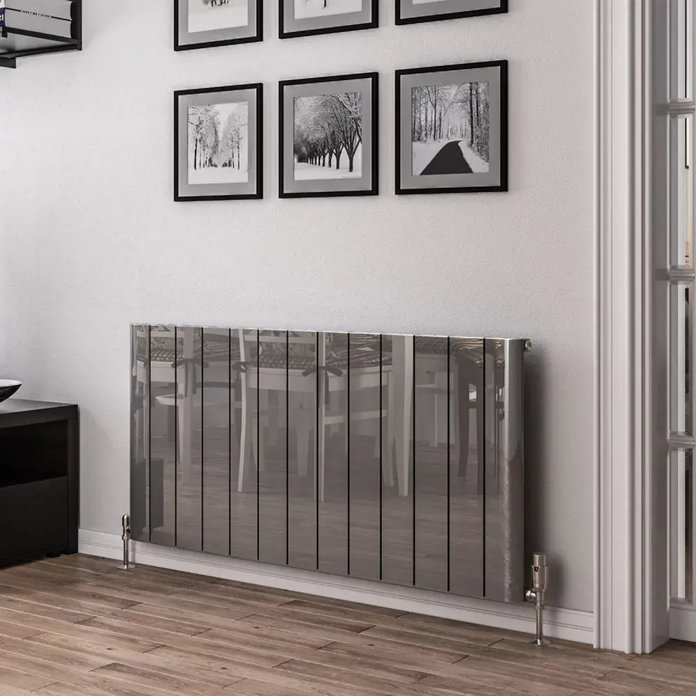Perie Radiator Peretti 600 x 1230 Aluminium Radiator Polished Aluminium