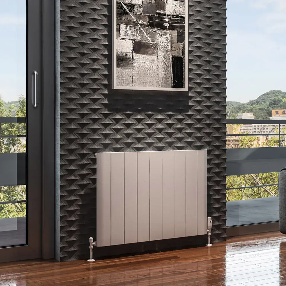 Perie Radiator Peretti 600 x 850 Aluminium Radiator Matt White