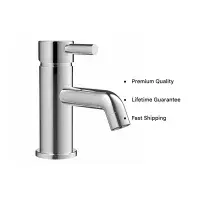 Bathrooms of Style Pesco Cloakroom Basin Mixer w/Click-Clack Waste - Chrome
