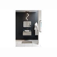 Pesco Monobloc Wall Mounted Basin Tap, Brushed Brass
