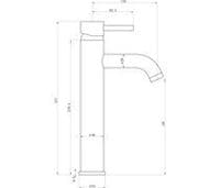 Pesco Tall Basin Mixer, Chrome