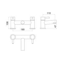 Premier Chrome Bathroom Tap Pack