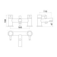 Premier Chrome Bathroom Tap Pack