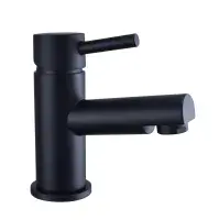 Premier Matt Black Bathroom Tap Pack