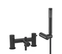 Premier Matt Black Bathroom Tap Pack