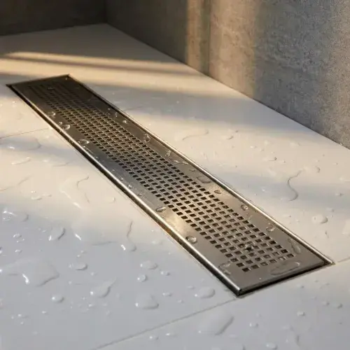 Purus Linear Drains for Vinyl Floors - Various Options