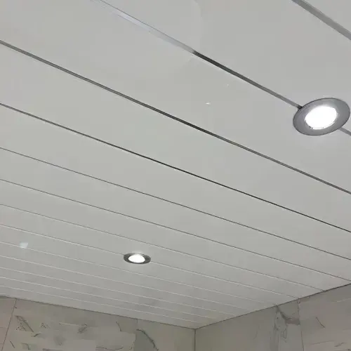 PVC Bathroom Ceiling Panels 250mm Width, Pack Of 4, Various Colours