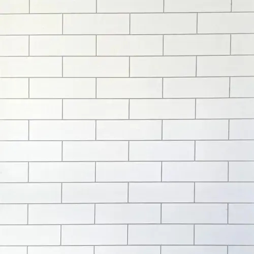 PVC Satinpanel 1000 x 2400mm White Metro Tile Cutline