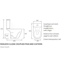Quadrant Shower Pack with Pedestal Basin, Toilet, Basin Tap and Shower