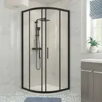 Quadrant Shower Pack with Pedestal Basin, Toilet, Basin Tap and Shower