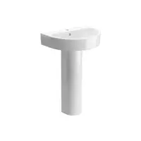 Quadrant Shower Pack with Pedestal Basin, Toilet, Basin Tap and Shower