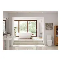 Quadrant Shower Pack with Pedestal Basin, Toilet, Basin Tap and Shower