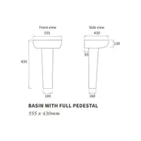 Quadrant Shower Pack with Pedestal Basin, Toilet, Basin Tap and Shower