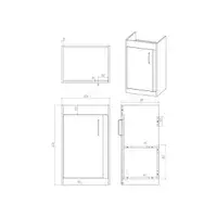 Reinforced Emery Round Double Ended Bath, Basin Unit, Close Coupled Toilet, Taps, Wastes