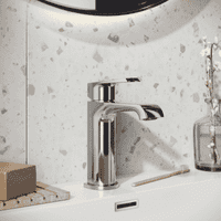 Rivermist Basin Mixer Tap,  Chrome, Modern Lever Style