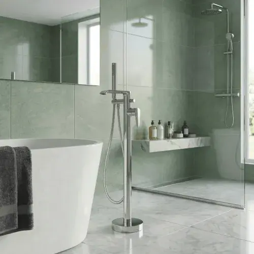 Rivermist Freestanding Bath Shower Mixer Tap | 5 Designer Colours