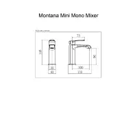 Rivermist Mini Mono Basin Mixer Tap, Various Colours