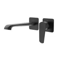 Rivermist Wall Mounted Basin Mixer Tap, Various Colours