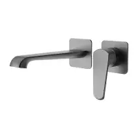 Rivermist Wall Mounted Basin Mixer Tap, Various Colours