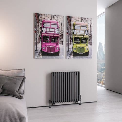 Eastbrook Rowsham Designer Radiator - Matt Anthracite - Various Sizes