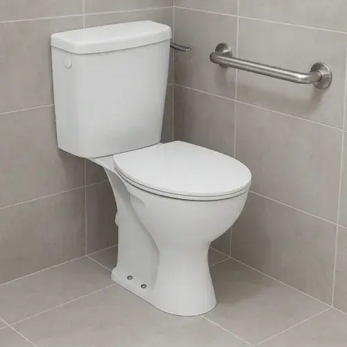 Sandringham 21 Comfort Height Toilet with Spatula Lever & Seat
