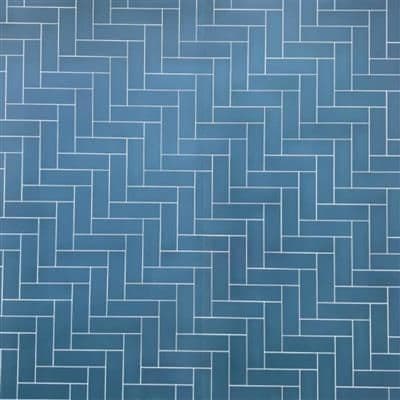 Blue Vertical Cutline PVC Wall Panel | 1000mm x 2400mm