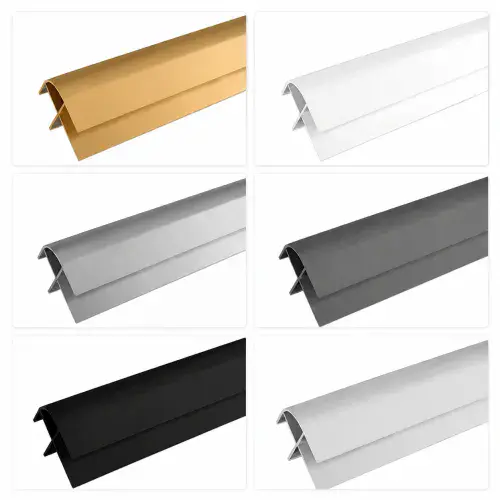 SatinPanel 10mm PVC Wall Panel Profiles Luxury Finishing Trims