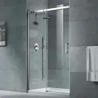 Saturn 1400mm Sliding Shower Door Shower Enclosure | 8mm Glass | Lifetime Guarantee