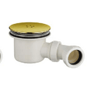 Saturn Brushed Brass 1200mm Sliding Shower Door, Frameless design with Optional Side Panel