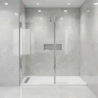 Saturn Wetroom Shower Panel 700mm Walk In Panels