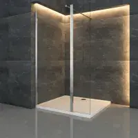 Saturn Wetroom Shower Panel 700mm Walk In Panels