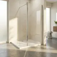 Saturn Wetroom Shower Panel 700mm Walk In Panels