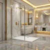 Saturn Wetroom Shower Panel 700mm Walk In Panels