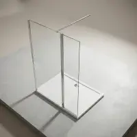 Saturn Wetroom Shower Panel 700mm Walk In Panels
