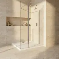 Saturn Wetroom Shower Panel 700mm Walk In Panels