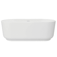 Savannah 1680 x 800mm Freestanding Double-Ended Bath - White