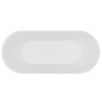 Savannah 1680 x 800mm Freestanding Double-Ended Bath - White