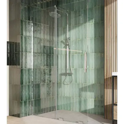Serenova Sliding Shower Door in Chrome - Various Sizes