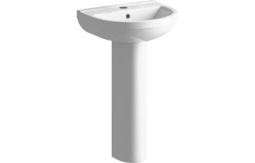 Serpens Basin With Full Pedestal, 500mm Wide