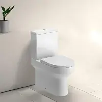 Serpens Close Coupled Fully Shrouded Toilet Inc Soft Close Seat