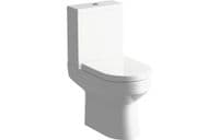 Serpens Rimless Close Coupled Comfort Height Toilet Inc Soft Close Seat