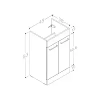 Serpens Vanity Unit Bathroom Pack with 1700x700mm Bath, Matt Black Screen and Dual Shower (1)
