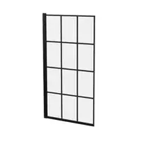 Serpens Vanity Unit Bathroom Pack with 1700x700mm Bath, Matt Black Screen and Dual Shower (1)