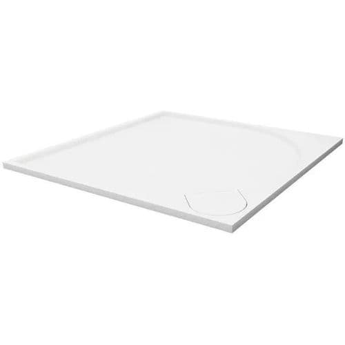 Signature Ascent Premier 30mm Square Shower Tray - White - Various Size